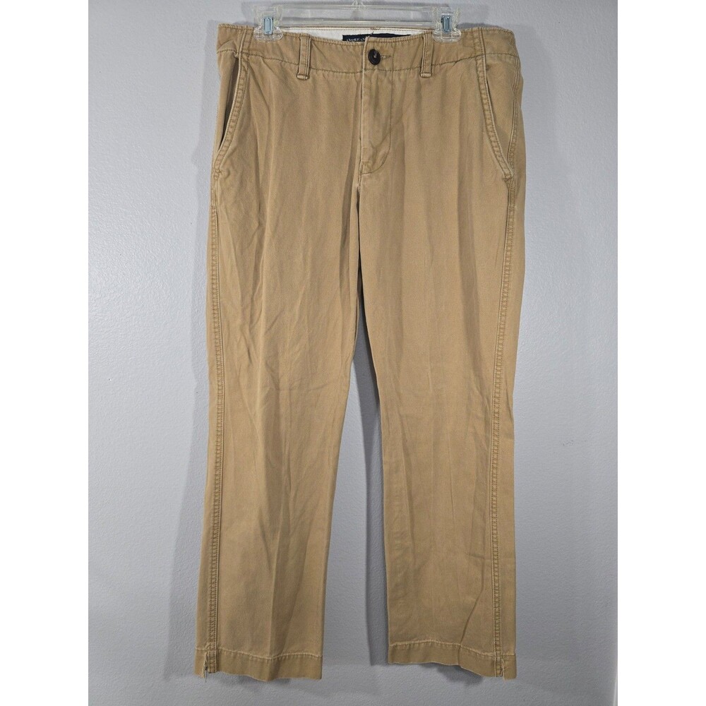 American Eagle Outfitters Mens 34x30 Khaki Chine Original Straight Pants Y2K AQ